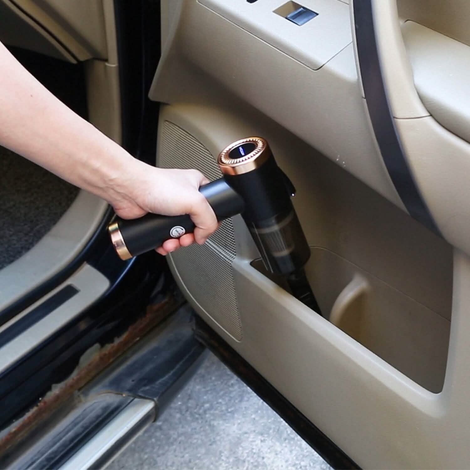 120W 9000PA Cordless Handheld Car Vacuum Cleaner with Searchlight DailySale