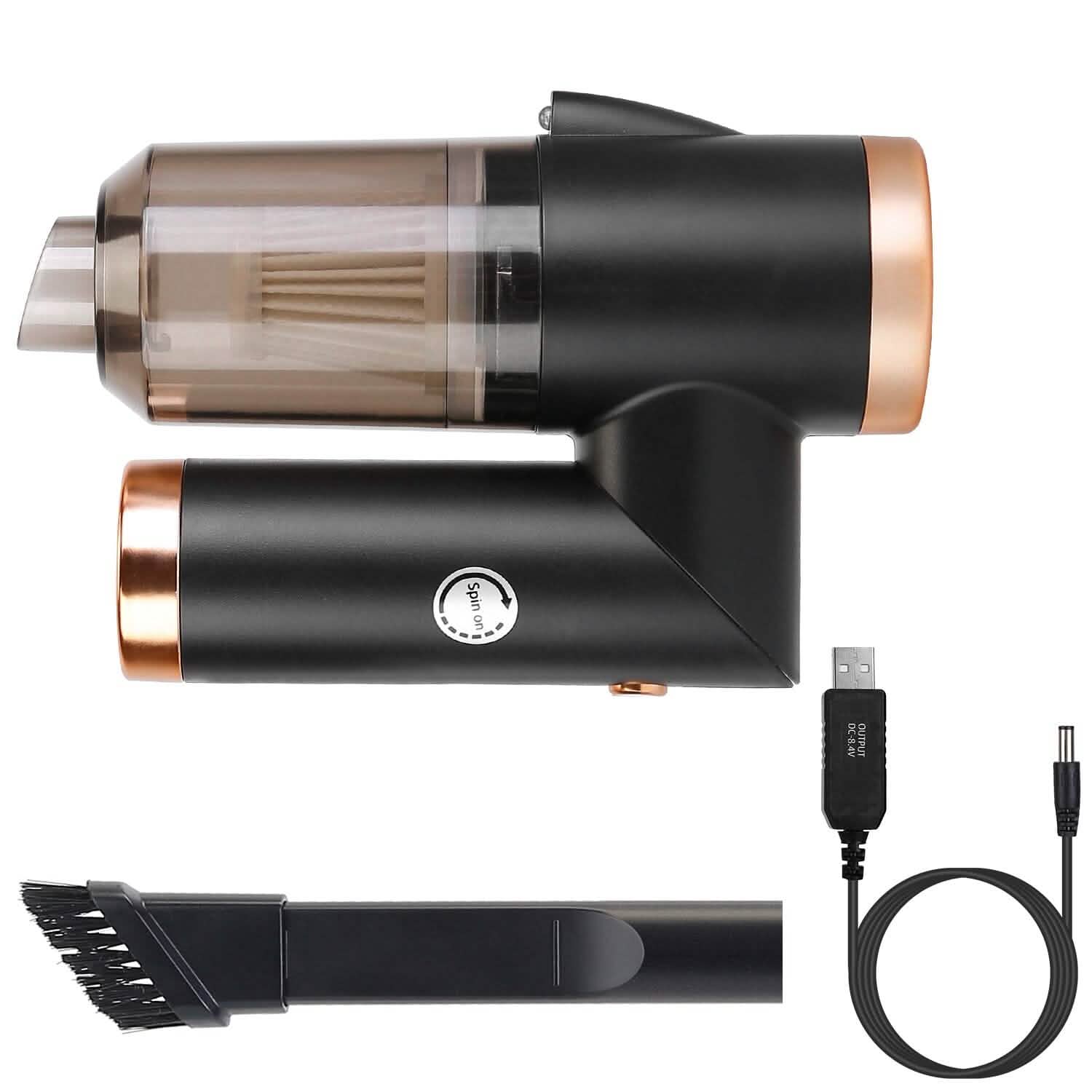 120W 9000PA Cordless Handheld Car Vacuum Cleaner with Searchlight DailySale
