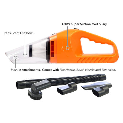 120W Wet Dry Car Vacuum Cleaner DailySale