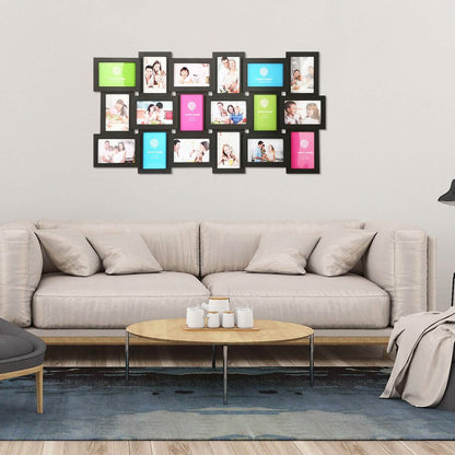 12/18 Picture Frames Collage for Photos in 4" x 6" Glass Protection DailySale
