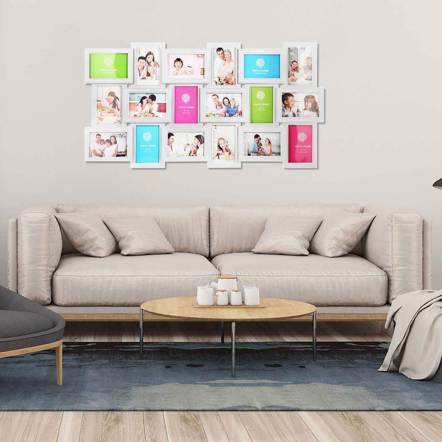 12/18 Picture Frames Collage for Photos in 4" x 6" Glass Protection DailySale