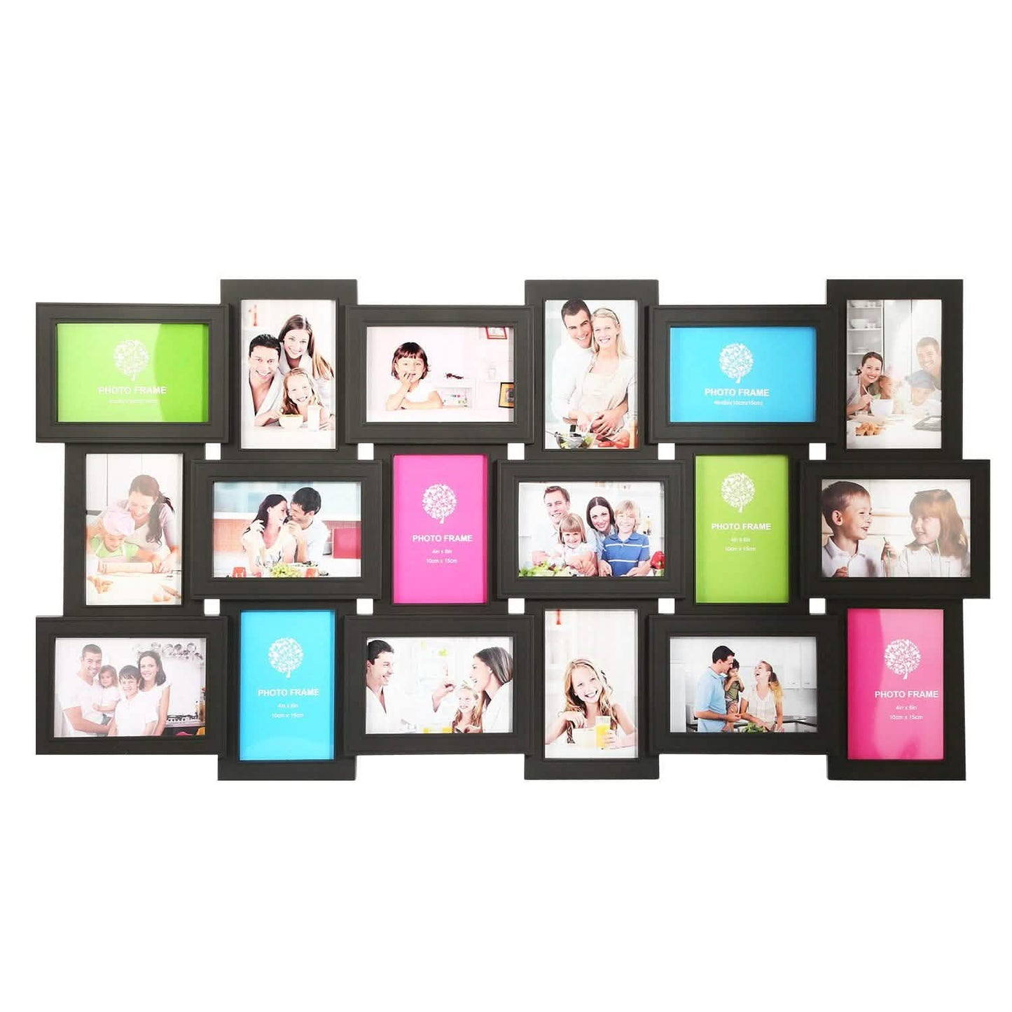 12/18 Picture Frames Collage for Photos in 4" x 6" Glass Protection DailySale