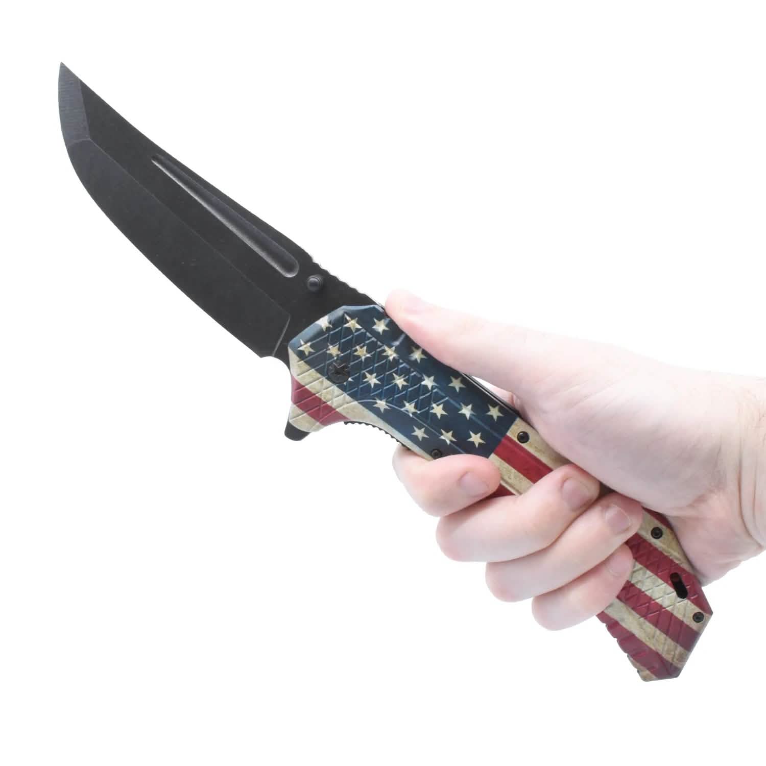 12.25" American Flag Knife DailySale