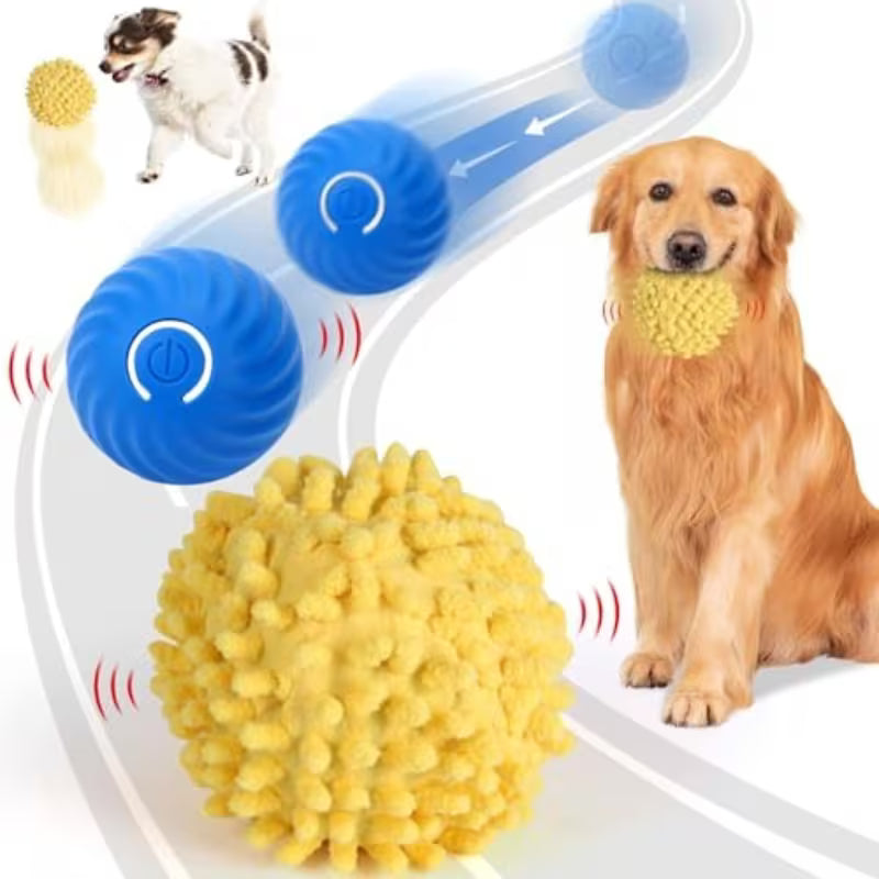 Smart Rolling & Bouncing Pet Ball – Motion-Activated DailySale