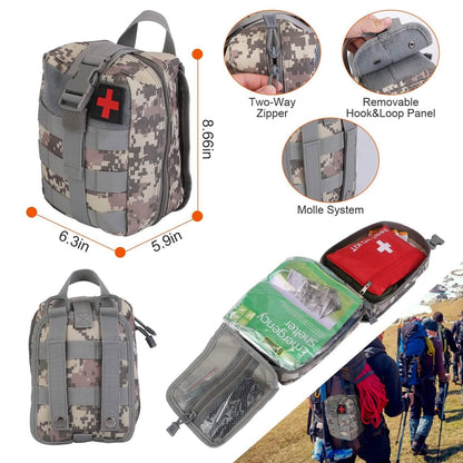 125-Pieces: Emergency Survival Gear Tactical for Outdoor Adventure DailySale