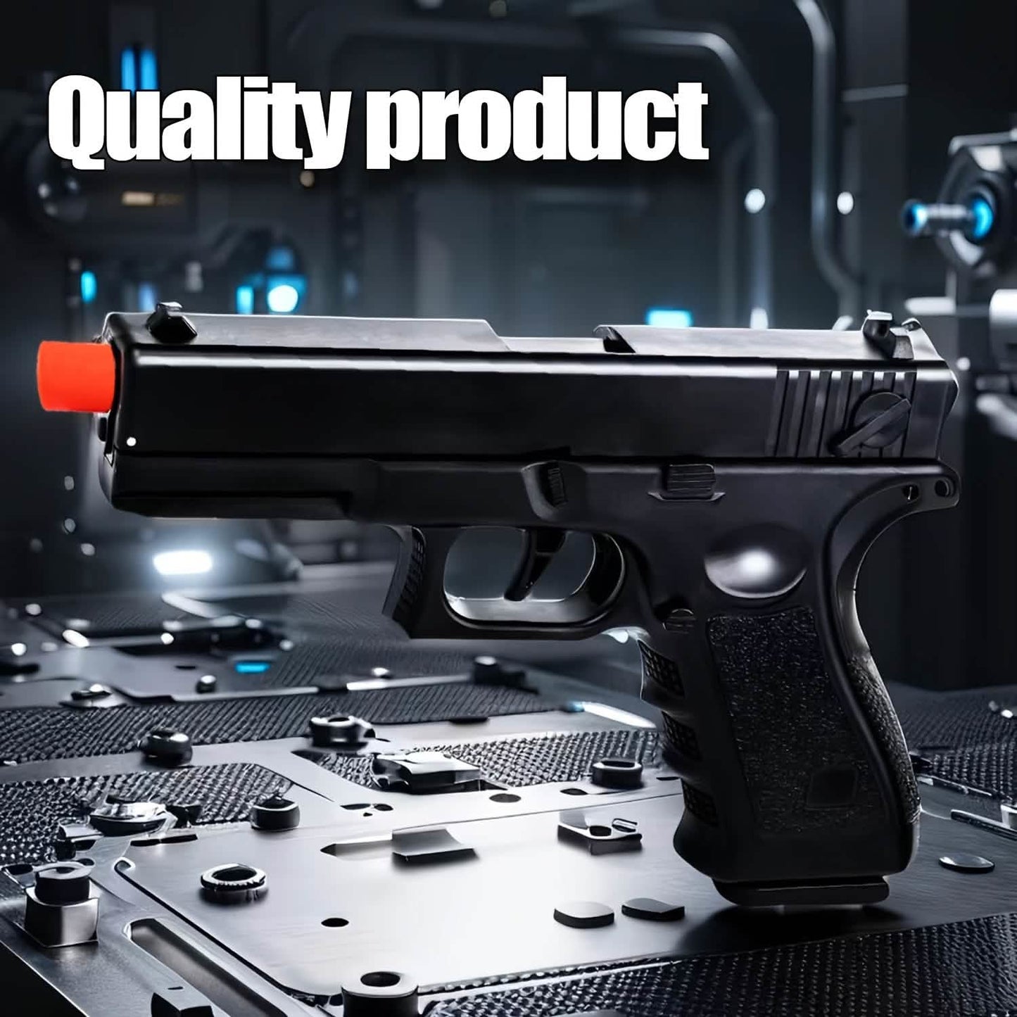 Semi-Automatic Foam Bullet Toy Pistol for Kids (8+) DailySale