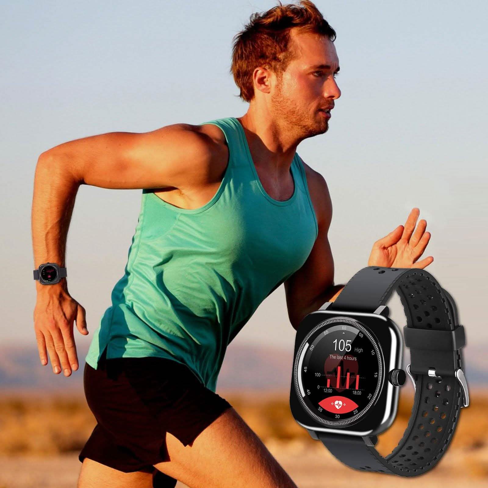 1.28'' Touch Screen Smartwatch Handsfree Bluetooth Sport Fitness Tracker DailySale