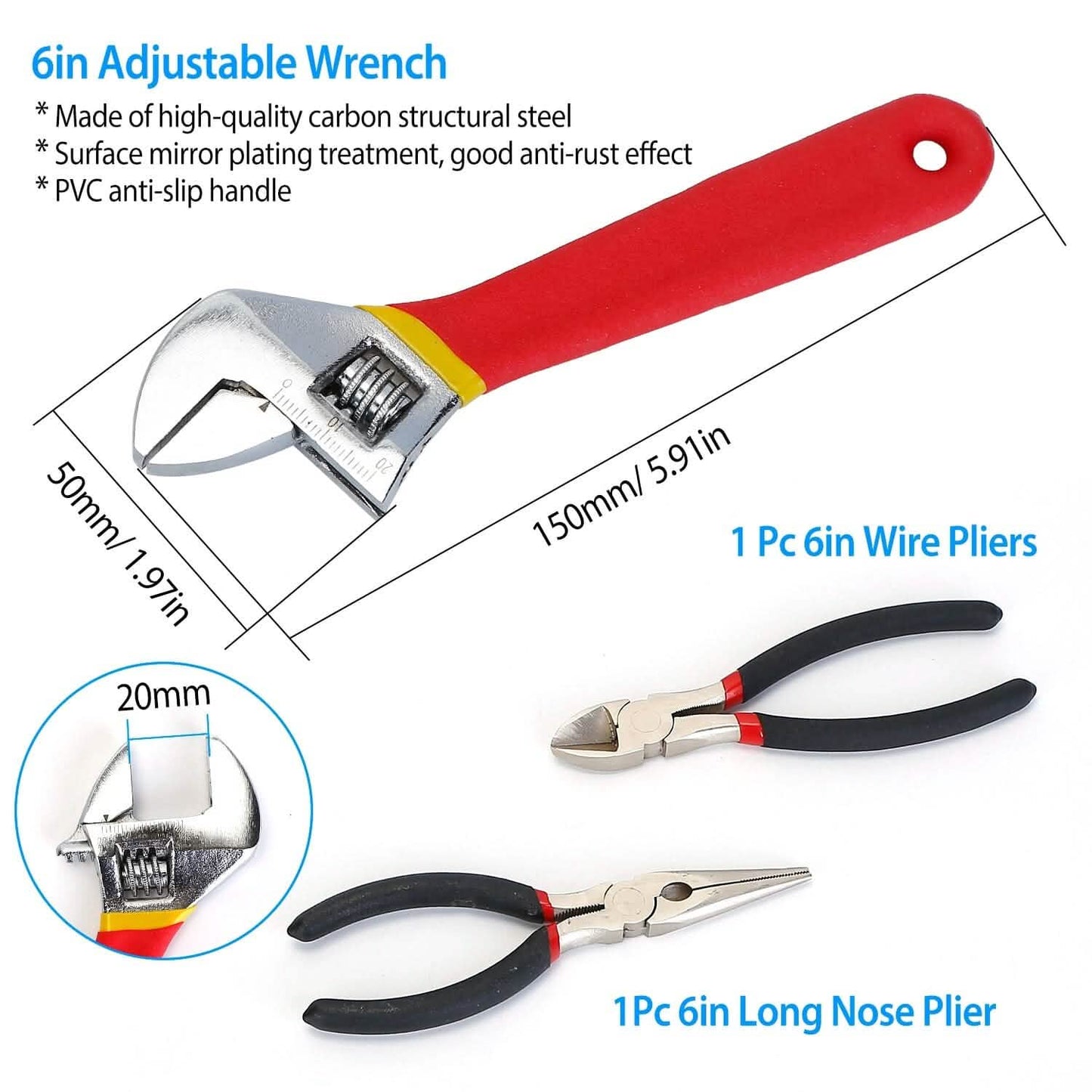 129-Pieces Set: Household Hand Tool Set DailySale