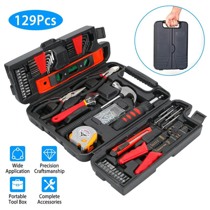 129-Pieces Set: Household Hand Tool Set DailySale