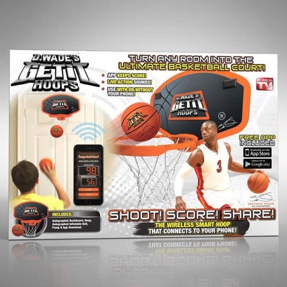 Dwayne Wade Wirelessly Connected Mini Basketball Hoop DailySale