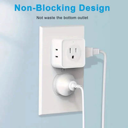 Multi-Function Socket Adapter – Five-Way Wall Extension DailySale