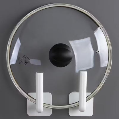 4-Pack: Adhesive Toilet Paper Holder, Wall Mount, White & Black DailySale