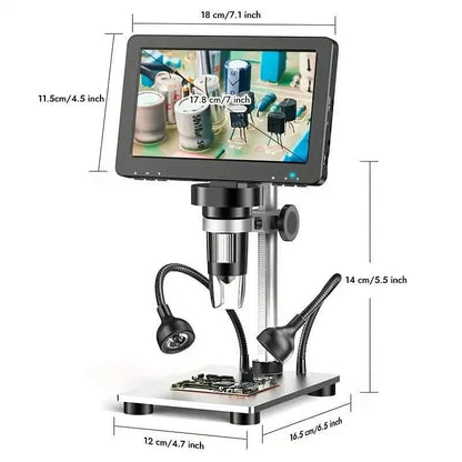 12MP Ultra-Precise Focusing Soldering Microscope DailySale