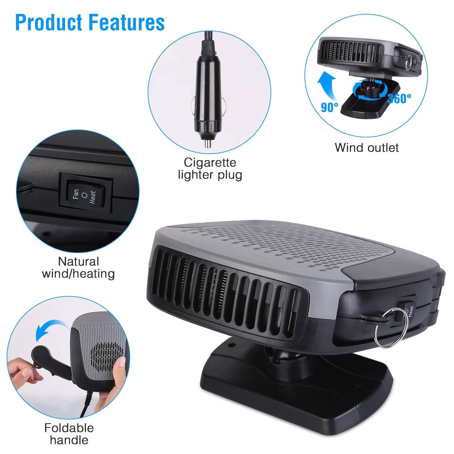12V 150W Portable Car Auto Heater DailySale