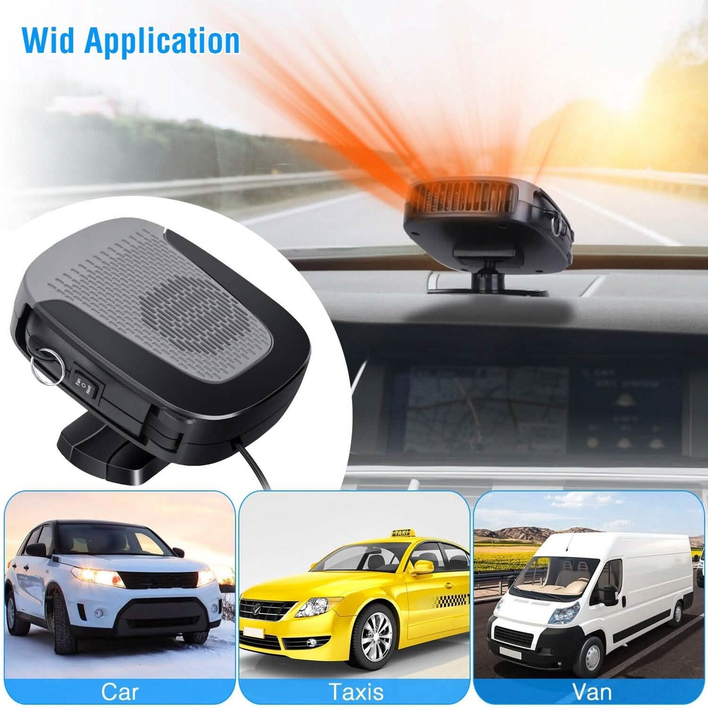 12V 150W Portable Car Auto Heater DailySale