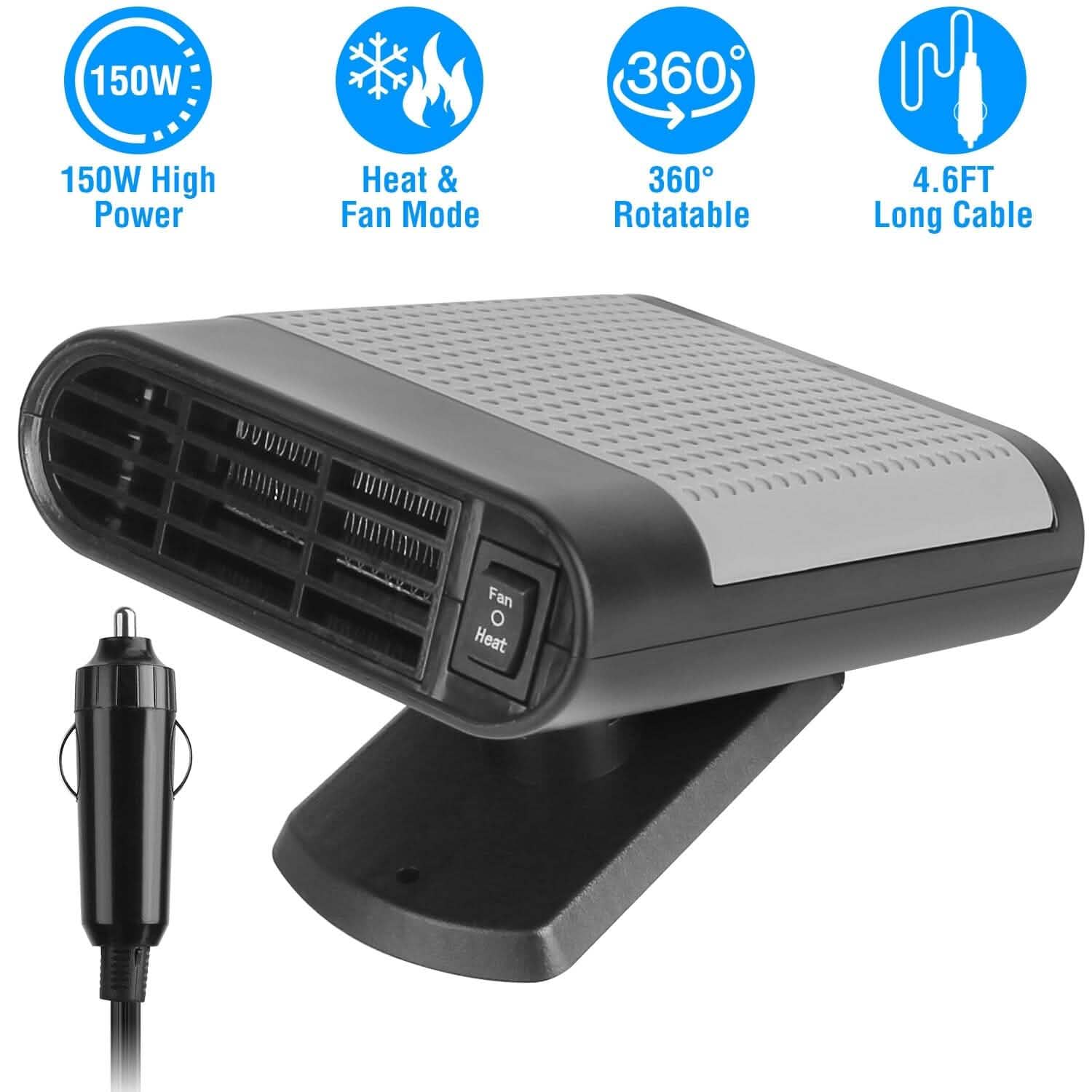 12V 150W Portable Car Heater DailySale
