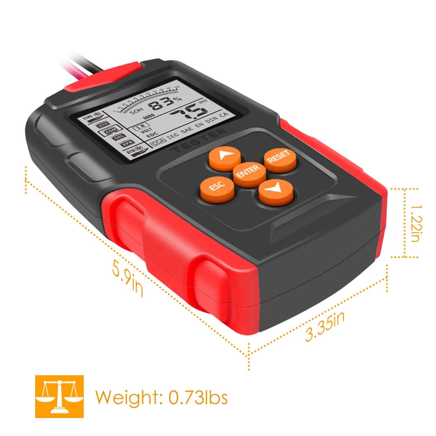 12V 24V Car Battery Tester DailySale