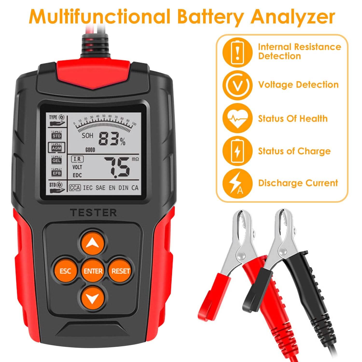 12V 24V Car Battery Tester DailySale