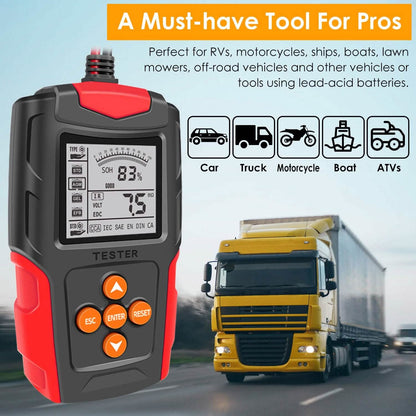 12V 24V Car Battery Tester DailySale