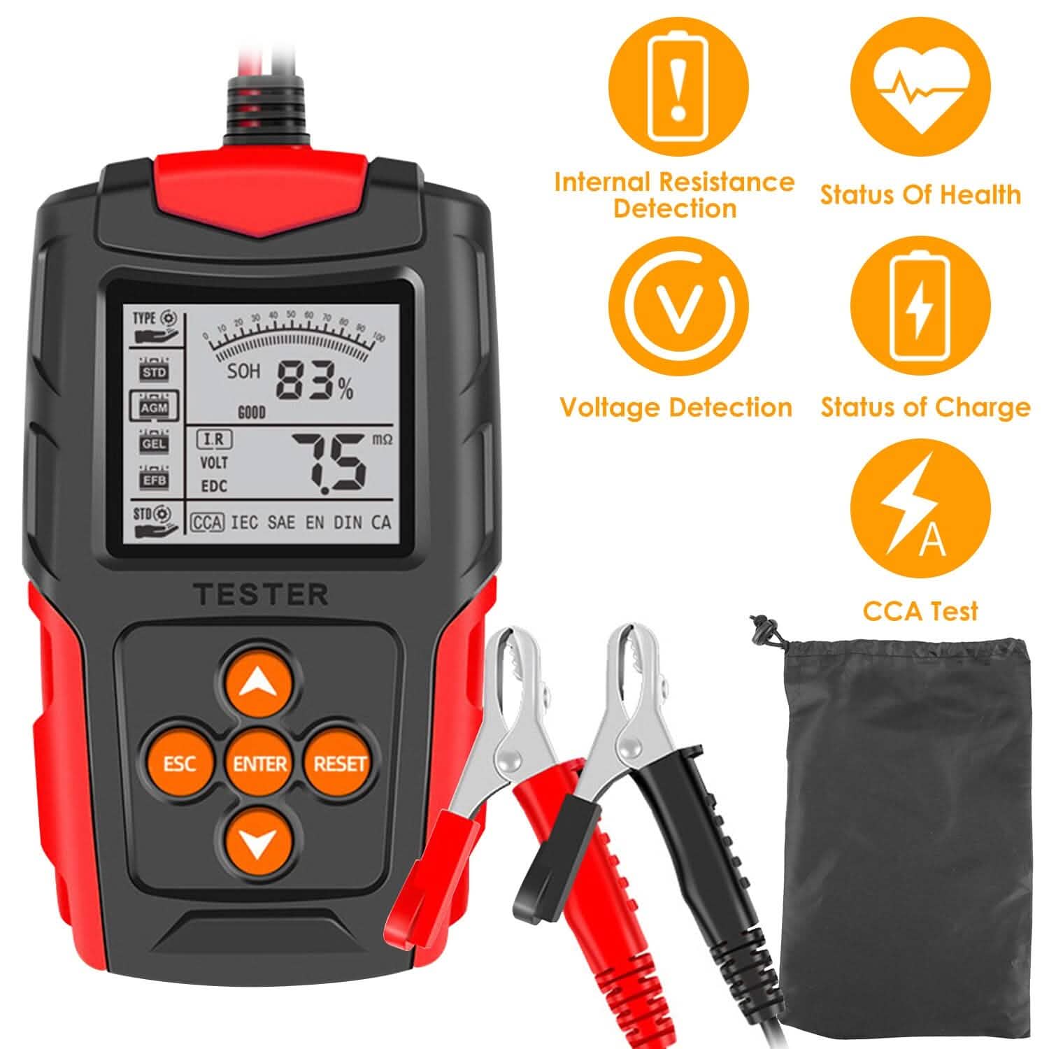12V 24V Car Battery Tester DailySale