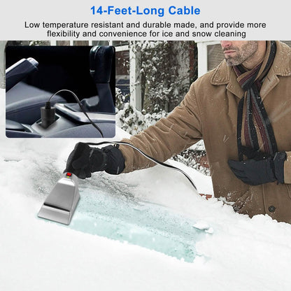 12V Car Electric Heated Ice Snow Scraper DailySale