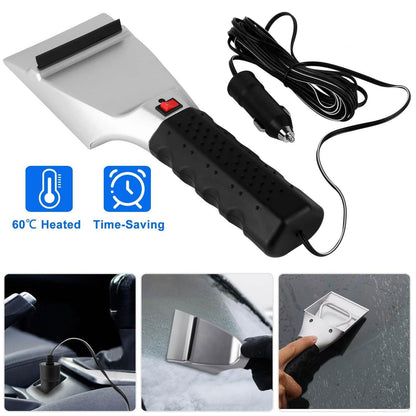 12V Car Electric Heated Ice Snow Scraper DailySale