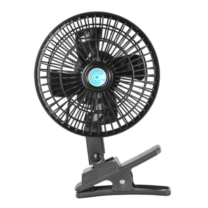 12V Car Fan Oscillating Clip on Cooling Fan with 2 Speeds 120° Rotation DailySale