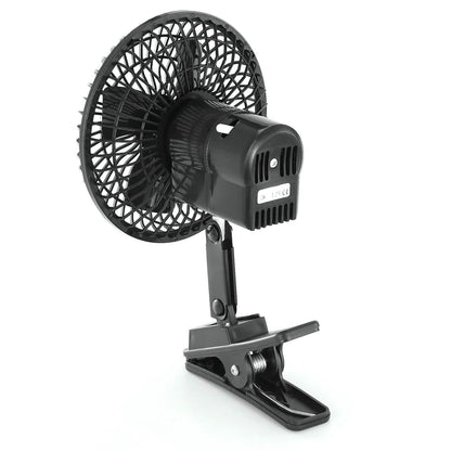 12V Car Fan Oscillating Clip on Cooling Fan with 2 Speeds 120° Rotation DailySale