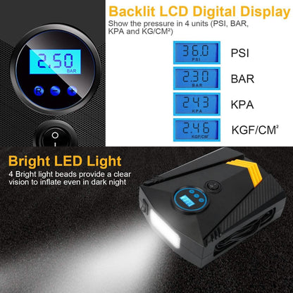12V DC 100W 150PSI Digital Tire Inflator DailySale