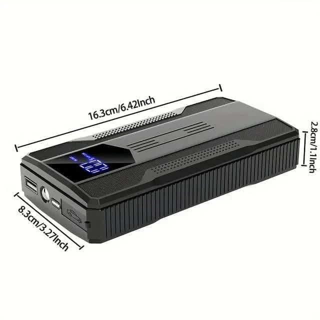 12V Ultra-Portable Car Battery Jump Starter with Advanced Smart Clip & Intuitive LCD Display DailySale