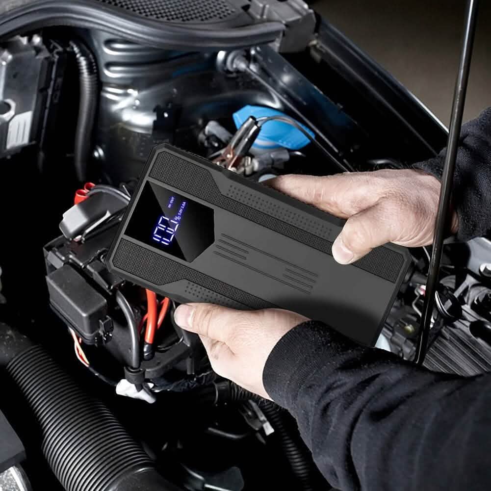 12V Ultra-Portable Car Battery Jump Starter with Advanced Smart Clip & Intuitive LCD Display DailySale
