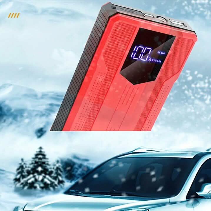 12V Ultra-Portable Car Battery Jump Starter with Advanced Smart Clip & Intuitive LCD Display DailySale