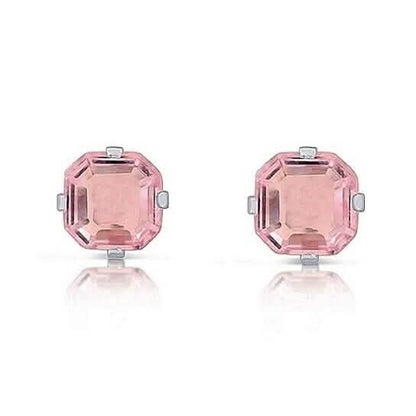 1.3 Carat Cz Asscher-Cut Sterling Silver Stud Earrings DailySale