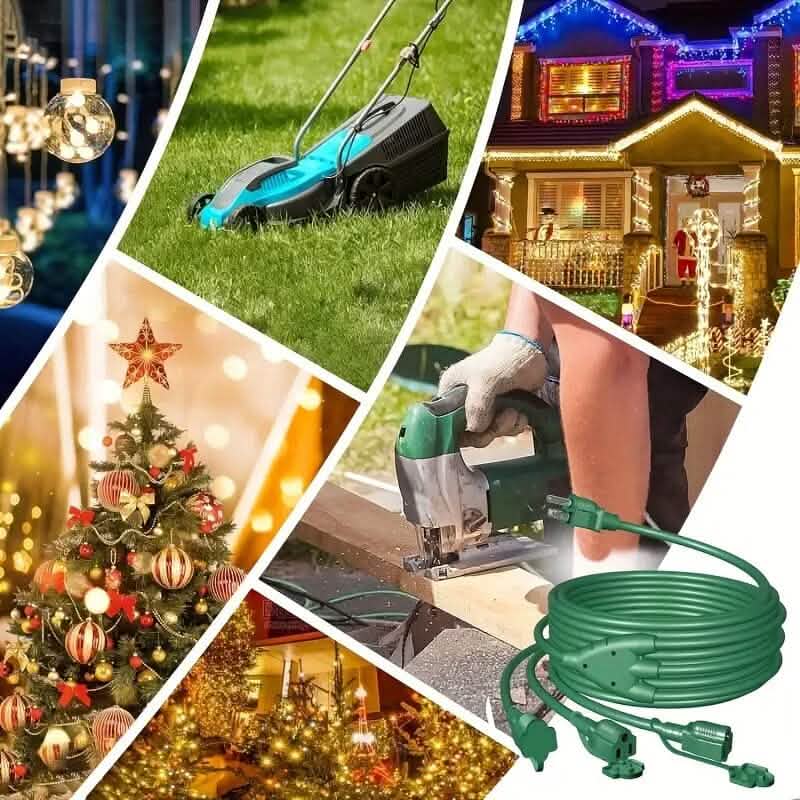 13 Ft. Stright 1 to 3 Splitter Extension Cord DailySale