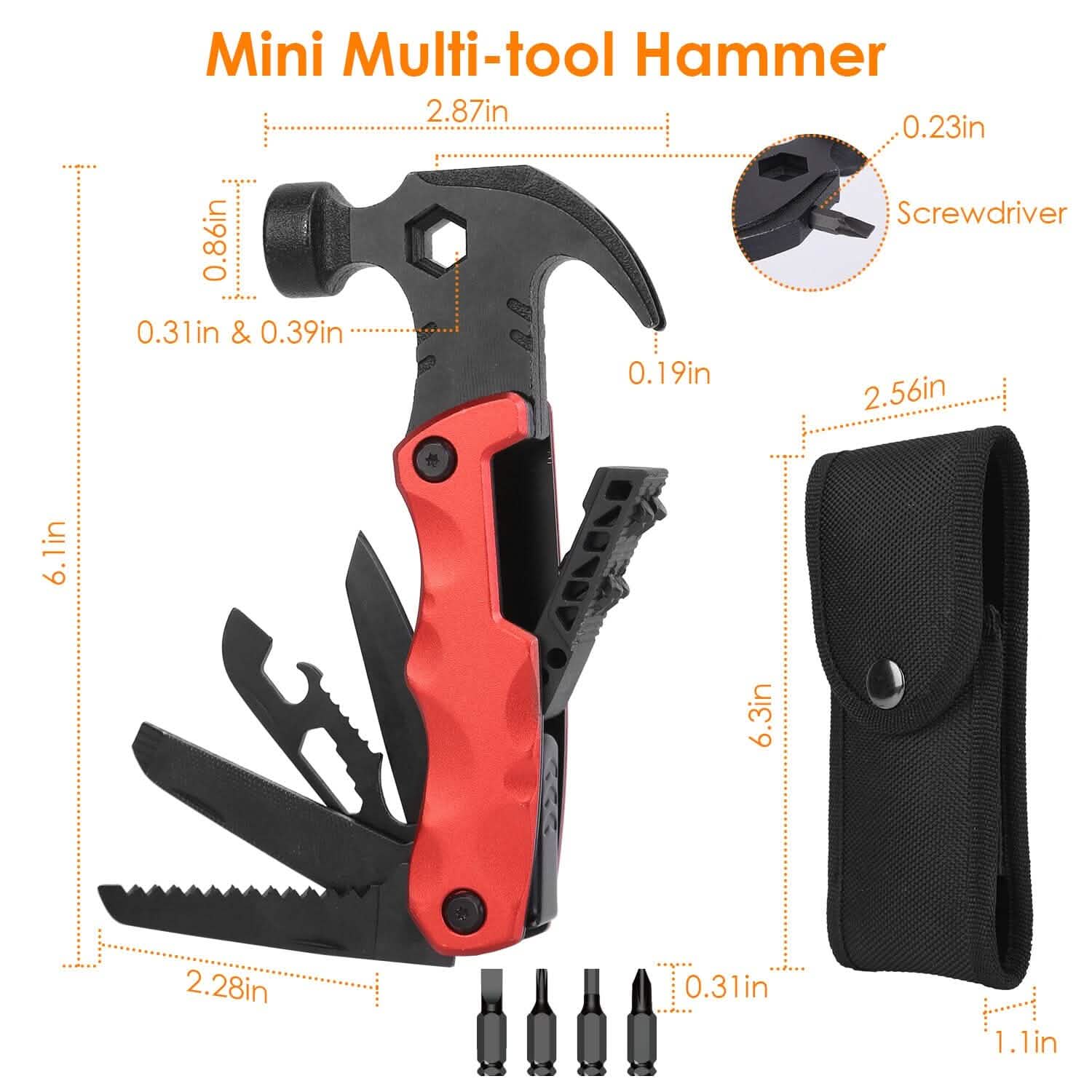 13-in-1 Multi-tool Hammer Camping Survival Tool DailySale
