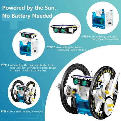 13-in-1 Solar Powered Robot Toy for Kids DailySale