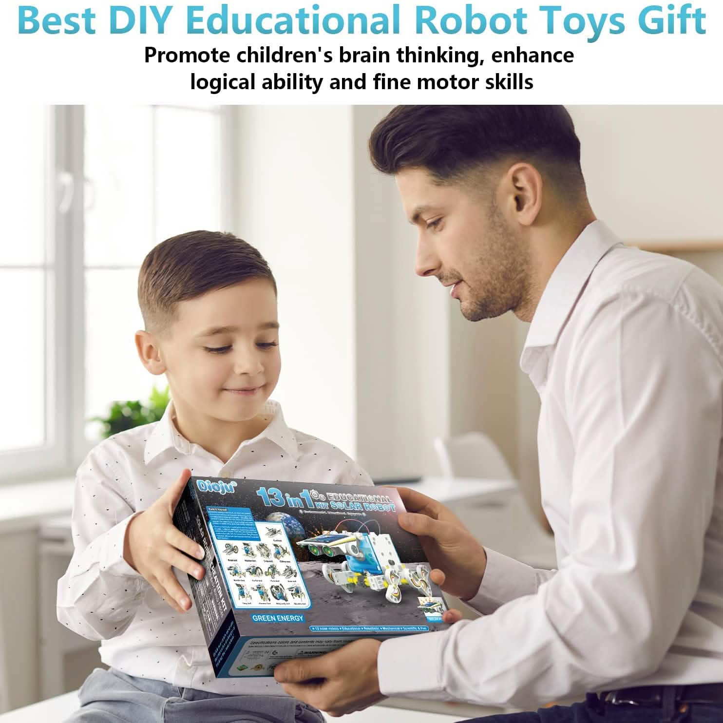 13-in-1 Solar Powered Robot Toy for Kids DailySale