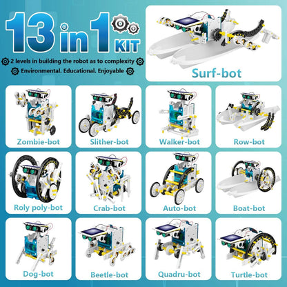 13-in-1 Solar Powered Robot Toy for Kids DailySale
