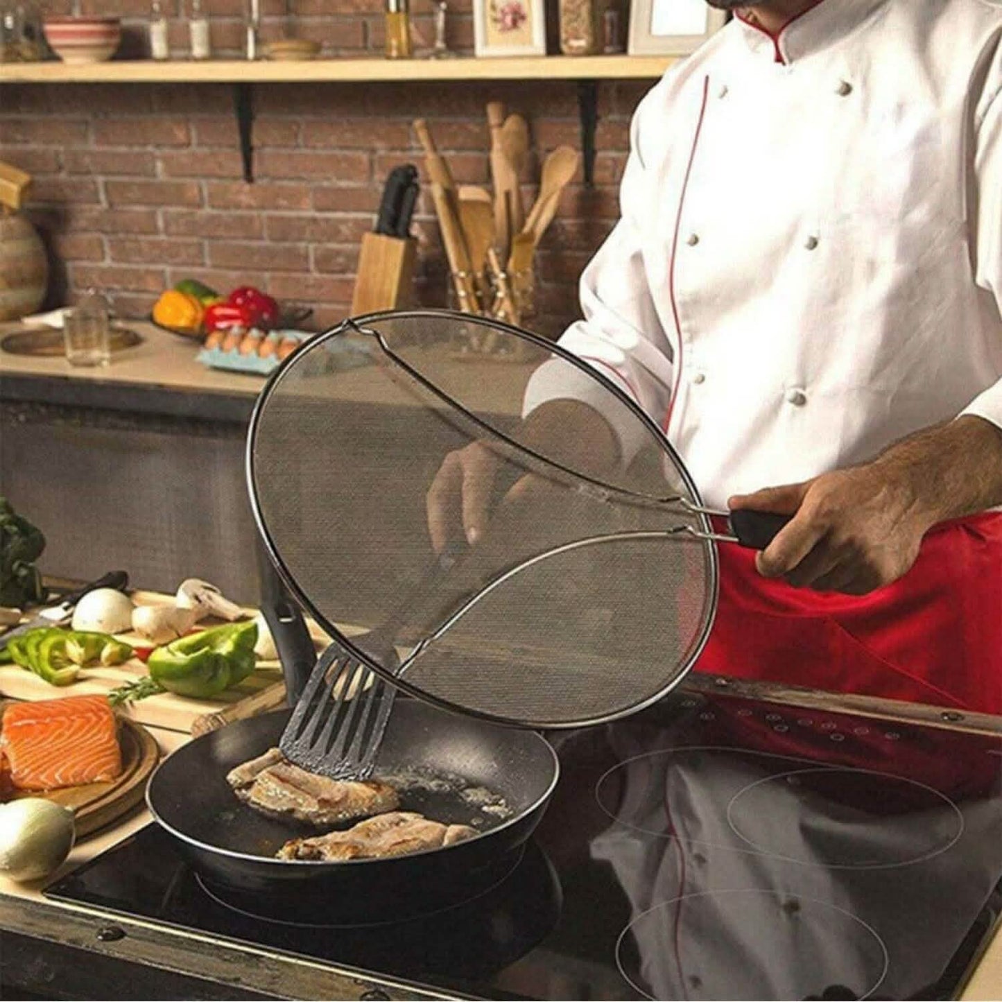 13-Inch Stainless Steel Grease Splatter Screen DailySale