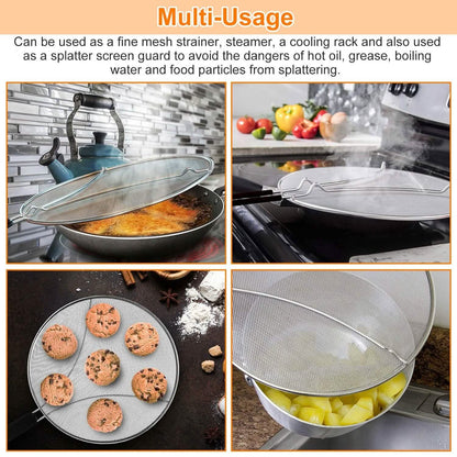 13-Inch Stainless Steel Grease Splatter Screen DailySale