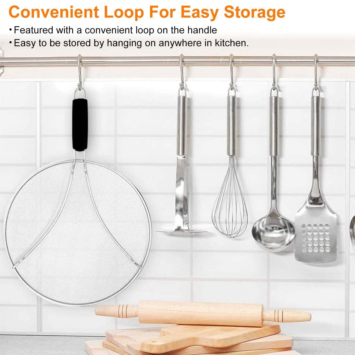 13-Inch Stainless Steel Grease Splatter Screen DailySale