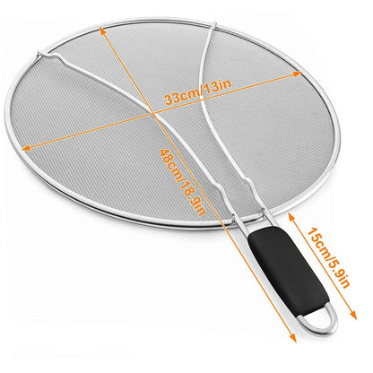 13-Inch Stainless Steel Grease Splatter Screen DailySale