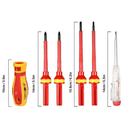 13-Piece: 1000V Changeable Insulated Screwdrivers Set DailySale