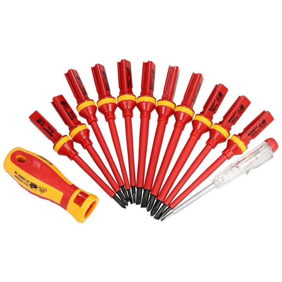 13-Piece: 1000V Changeable Insulated Screwdrivers Set DailySale