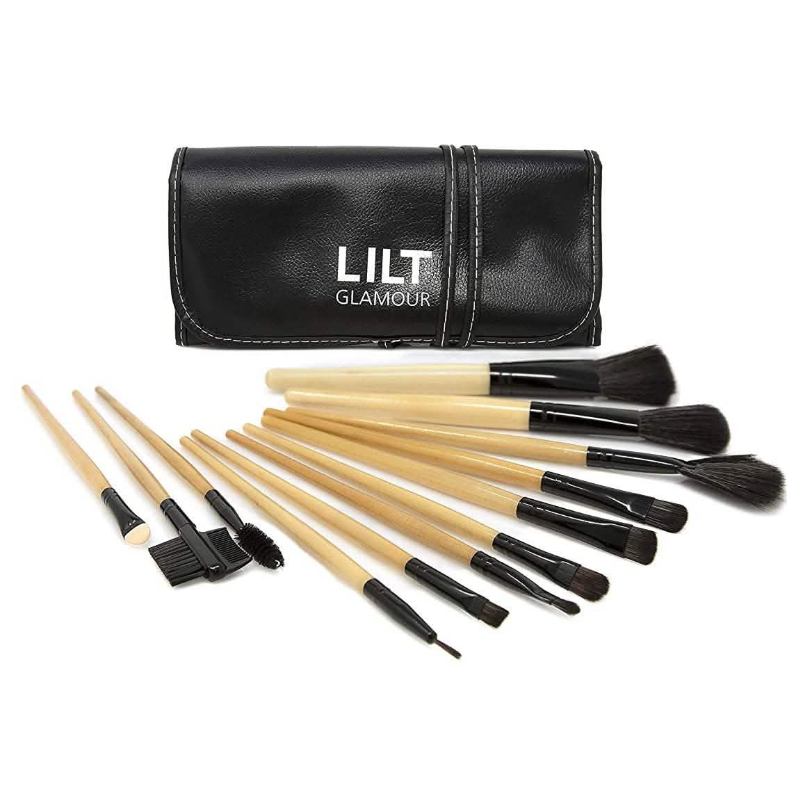 13-Piece Set: Makeup Brush Set with Faux Leather Case DailySale