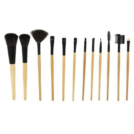 13-Piece Set: Makeup Brush Set with Faux Leather Case DailySale