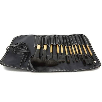 13-Piece Set: Makeup Brush Set with Faux Leather Case DailySale