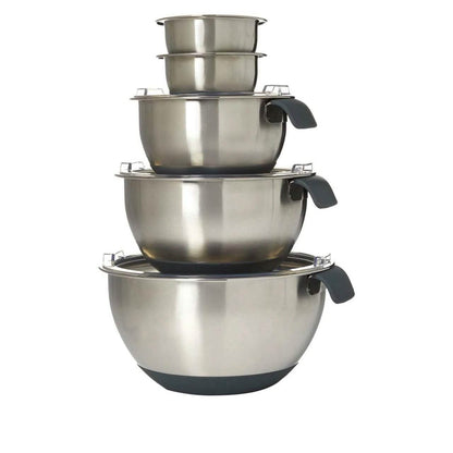 13-Piece: Wolfgang Puck Stainless Steel Mixing Bowl Set (Refurbished) DailySale