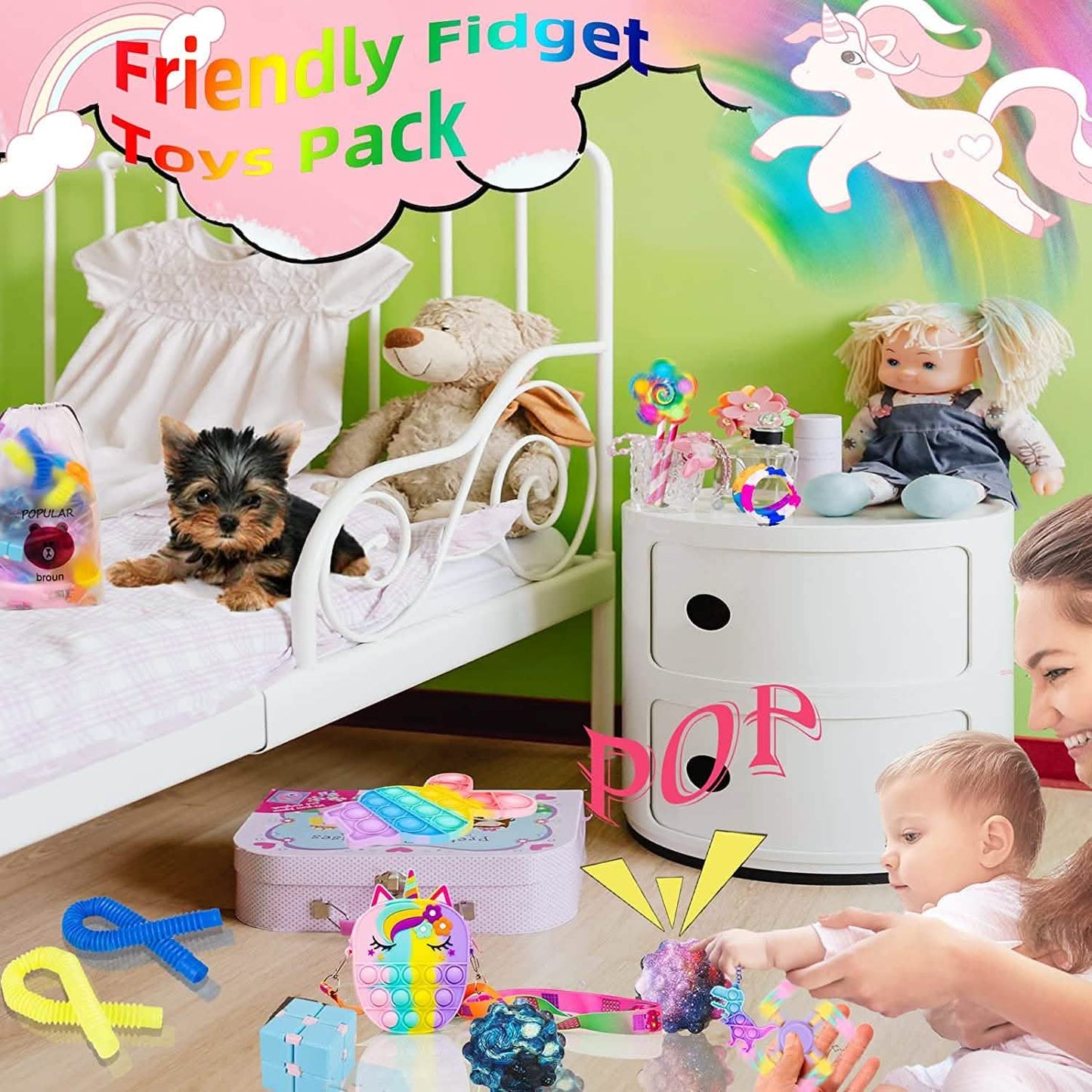 13-Pieces Set: Sensory Fidget Pop Pack Toys DailySale