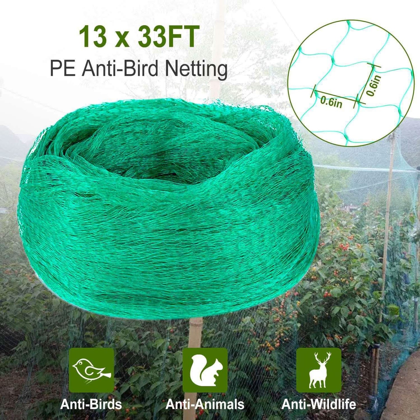 13 x 33 Ft. Garden Net DailySale